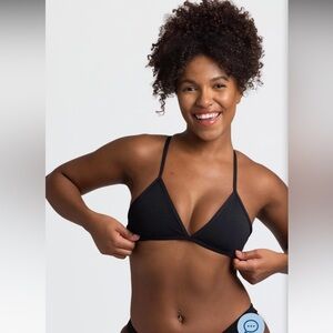 Jolyn Black Triangle Bikini Top